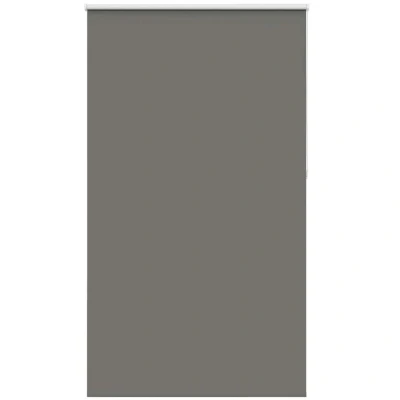 Image of vidaXL Roller Blind Blackout Grey 120x230 cm Fabric Width 116.6 Polyester