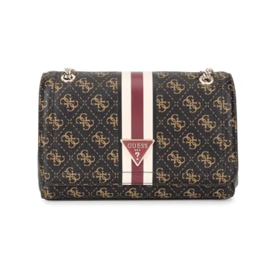 Image of Guess Noelle Convertible Xbody FLAP Handbag, Women&#039;s, Size: One Size, Brown