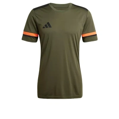 Image of adidas Men&#039;s SQUADRA25 Jersey Short Sleeve, Night Cargo/Black/Semi Impact Orange, M