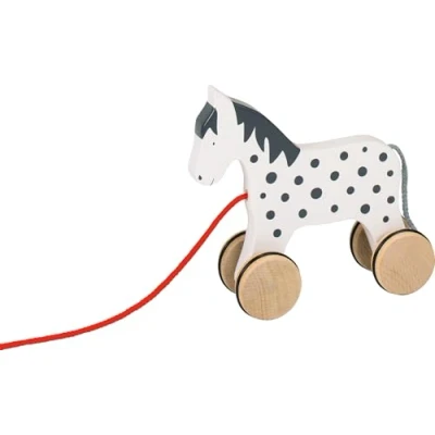 Image of Goki 54963 Pull Along Animal, Horse Alvah, Mixed
