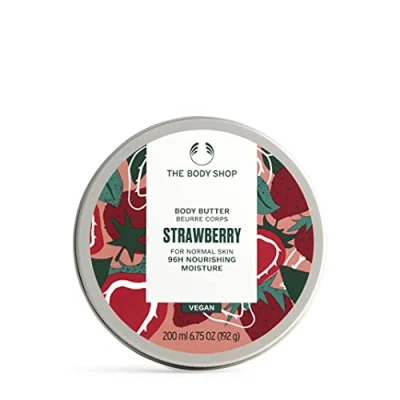 Image of The Body Shop Butter 200ml Strawberry