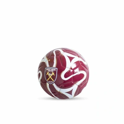 Image of West Ham United FC Cosmos Mini Football (1) (Maroon/Blue/Yellow)