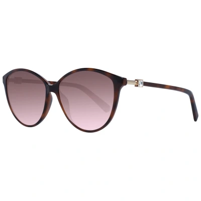 Image of Swarovski Womens Acetate sunglasses with oval shape SK0331S women Brown One Size