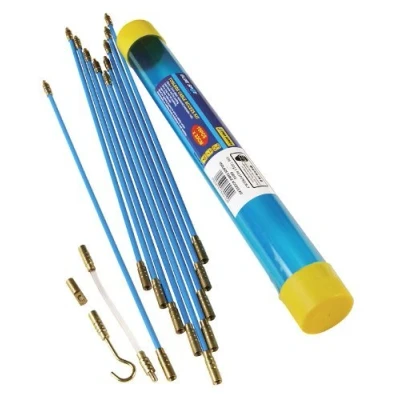 Image of 10 x 330m Cable Access Kit Toolbox Electricians Puller Pulling Rods Wires by BLUES