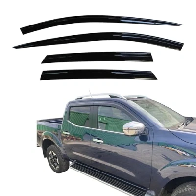 Image of AUTO CLOVER Wind Deflectors for Nissan Navara 2015+ Double Cab (4 pieces)