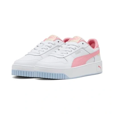 Image of PUMA Carina Street JR Sneaker, White PINKSCAPE Exotic RED, 5 UK