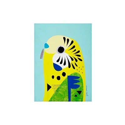 Image of Maxwell &amp; Williams Pete Cromer Tea Towel Budgerigar