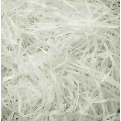 Image of White Luxury Extra Soft Shredded Tissue Paper Hamper/Gift Packaging Filler Acid Free (50 Grams)