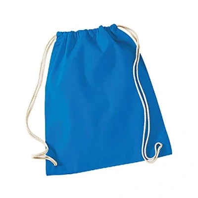 Image of Westford Mill Cotton Gymsac Sapphire Blue