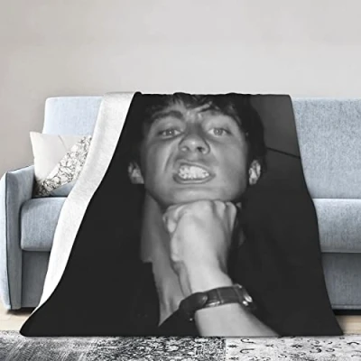 Image of LOUJIN Drew Actor Starkey, Ultra Soft Lightweight Flannel Fleece Throw s Warm Air Conditioning For Couch Sofa Bed 150CM X 125CM