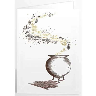 Image of Harry Potter Detail from Advanced Potion Making Foiled Greetings Card