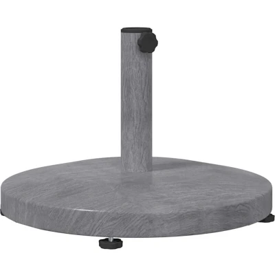 Image of vidaXL Outdoor Umbrella Bases Dark wood 48 x 32 cm
