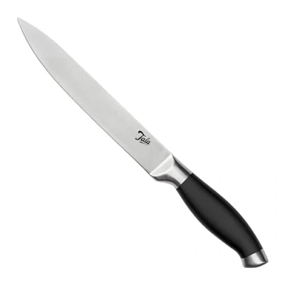 Image of Tala Carving Knife, Non Slip Grip Handle with 20cm Manganese Steel Infused Tapered Blade, Perfect for and Slicing, Meat Poultry