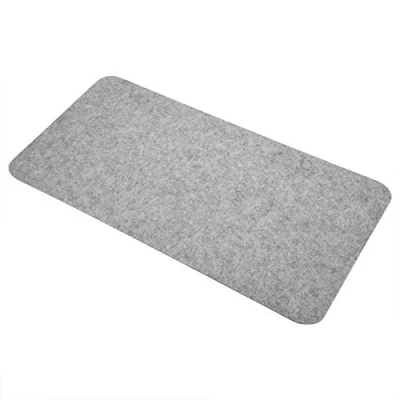 Image of Sutinna Mouse Pad, Dustproof 68x33cm Felts Table Pad Office Desk Laptop Mat Anti static Computer PC Pads(Light gray)