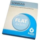 Image of Sorbsan Flat Dressing 5cm x (x10) by Aspen Medical