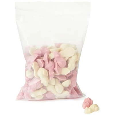 Image of Hannahs Pink and White Large Chocolate Candy Mice, 1 kg
