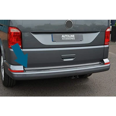 Image of Chrome Lower Rear Door Tailgate Trim To Fit T6 Transporter (2016+)