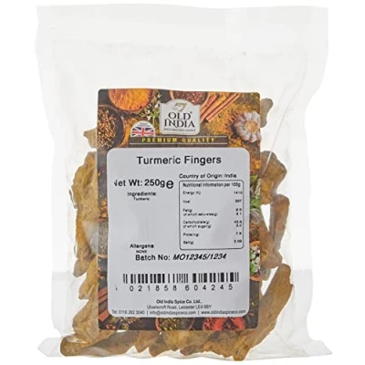 Image of Old India Turmeric Fingers 250g