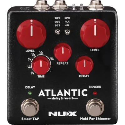 Image of NUX NDR 5 Atlantic Delay &amp; Reverb Pedal,Black