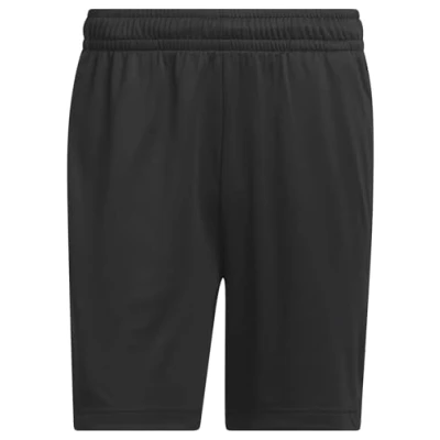 Image of adidas Performance 3 Stripes Short Sports shorts, Men&#039;s, Size: Mx7&quot;, Black/better scarlet