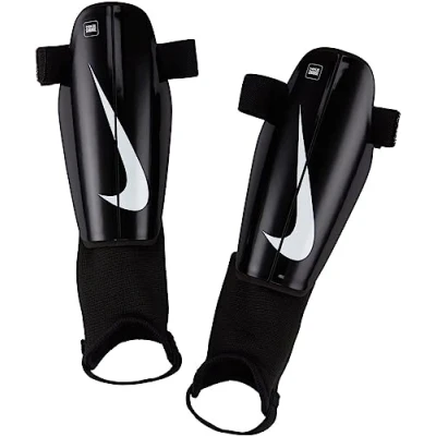 Image of NIKE Performance Charge Shin pads for kids, Size: Small, Black/black/white
