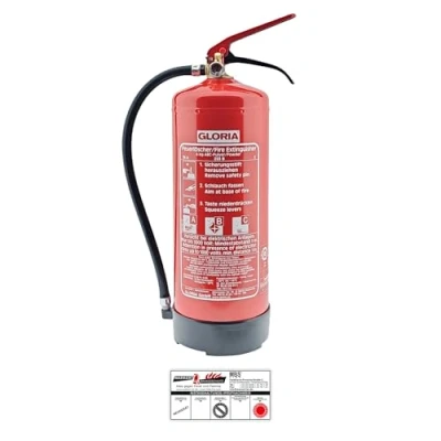 Image of GLORIA WERKE Permanent Pressure Powder Extinguisher Capacity 6L Fire Classes A+B+C