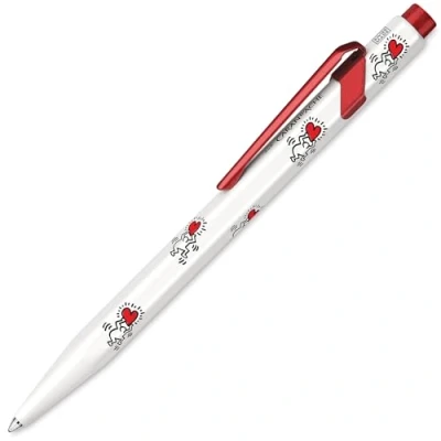 Image of Caran D&#039; Ache Keith Haring Ballpoint Pen Special Edition White