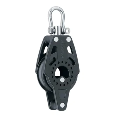 Image of HARKEN Sailing Dinghy Boat &amp; Yachting Single Swivel Carbo Block With Becket 341 Size 40mm