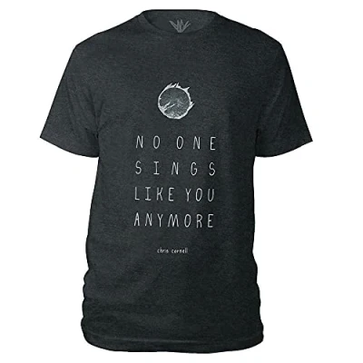 Image of WOOD Chris No One Sings Like You Cornell Mens top T Shirt Black M