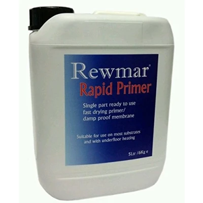 Image of REWMAR Rapid Primer 5ltr single part ready to use primer/damp proof membrane