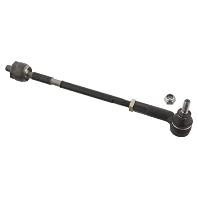 Image of 8Z0419804A, 8Z0419804C Tie Rod FEBI BILSTEIN 29621 Front Axle Right with lock nuts nut BMTS Turbo NEW AUDI: A2