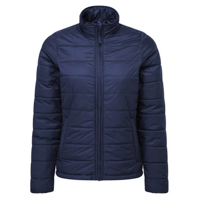 Image of Premier Womens/Ladies Recyclight Lightweight Padded Jacket (Navy) Size Medium