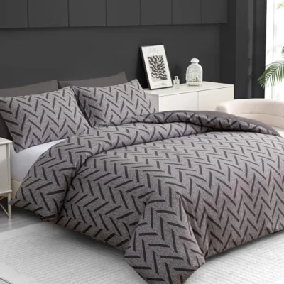 Image of Pamposh King Size Duvet Cover Sets Premium Microfiber Ultrasoft Hypoallergenic Reversible Bedding Set With Zipper Closure