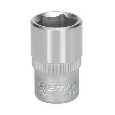 Image of Sealey Premier WallDrive® Socket 11mm 1/4&quot;Sq Drive