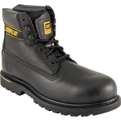Image of CAT 7040 Holton/B Mens Black Safety Boots Size 6