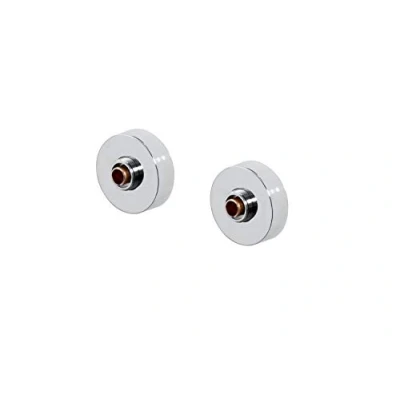 Image of Bristan Bar Shower Valve 2nd Fix Wall Mounted Fixing Kit 3/4 Inch Connections Chrome Plated (WMNT10 C)