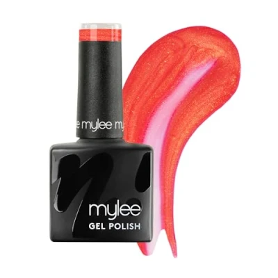 Image of Mylee Gel Nail Polish 8ml [Rose Spirit ] UV/LED Soak Off Art Manicure Pedicure for Professional, Salon &amp; Home Use [Fine Glitter Range] Long Lasting Easy to Apply