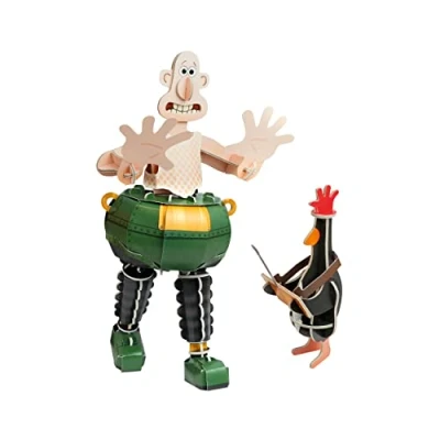 Image of Build Your Own Wallace &amp; Gromit Techno Trousers Wrong Feathers McGraw Eco Friendly Cardboard Craft Kit Ages 10+