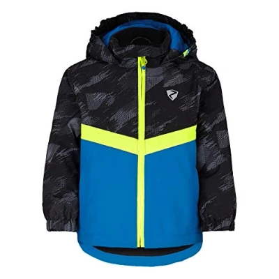 Image of Ziener Jungen Amai Baby Children&#039;s Ski Jacket/Winter Jacket Waterproof, Windproof, Warm, Alpine Wool, boys, 207930, Persian Blue, 98 (EU)
