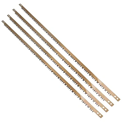 Image of 30 Extra Long Bow Saw Blade Trees Wet Green Wood Log Branches Cutter 4pk