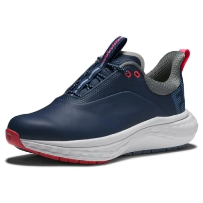 Image of FootJoy FJ Quantum Women&#039;s Golf Shoe, Navy/White/Pink, 7 UK