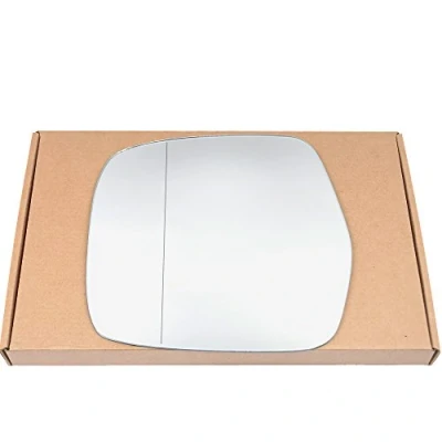 Image of Less4spares Wing Mirror Glass Left Compatible with Toyota Hiace 2005 2012 STICK ON Passenger Near Side Blind Spot