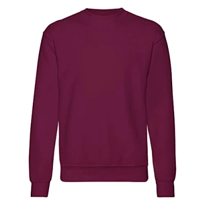 Image of Fruit Of The Loom Men 62 202 0 Sweatshirt Burgundy, Large