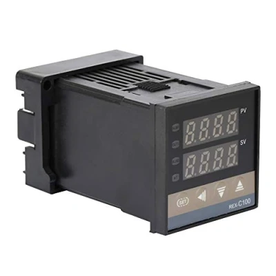 Image of Keenso REX C100FK02 M*AN Digital Temperature Controller, 0 400℃ PID Thermostat Relay Output, Wide Application for Greenhouses, Water Tanks, Aquariums, Aquaculture