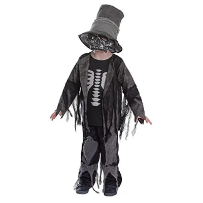 Image of Bristol Novelty CC418 Grave Digger Costume (Medium), Approx Age 5 7 Years, (M)