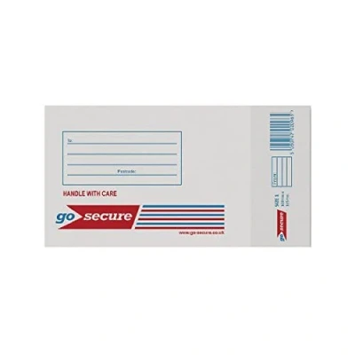 Image of Bubble Lined Envelope Size 1 100x165mm White (Pack of 200)