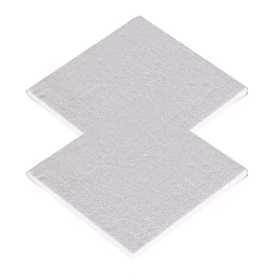 Image of YTGZS Ceramic Fiber Insulation Board Fireproof Insulating for Pizza Ovens Wood Stoves Forges Kilns Furnaces Dishwasher Length 300mm Width 300mm,2pcs,Thickness 10mm