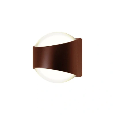 Image of Ansell Misano Curve IP65 Bi Directional Wall Light 4000K Rust