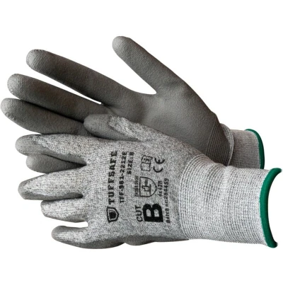 Image of Tuffsafe Cut B 13g PU Palm Coated Gloves Size 8