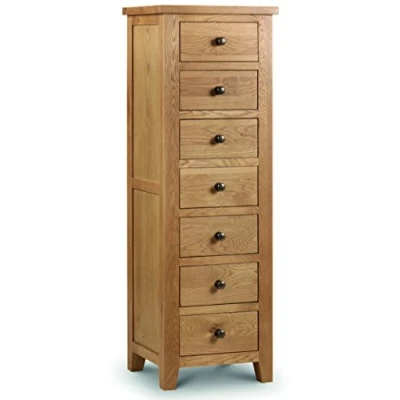 Image of Julian Bowen Marlborough 7 Drawer Chest, Oak
